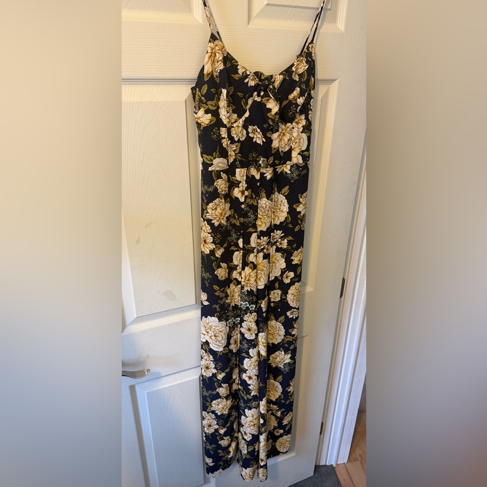 Xhilaration Floral Jumpsuit